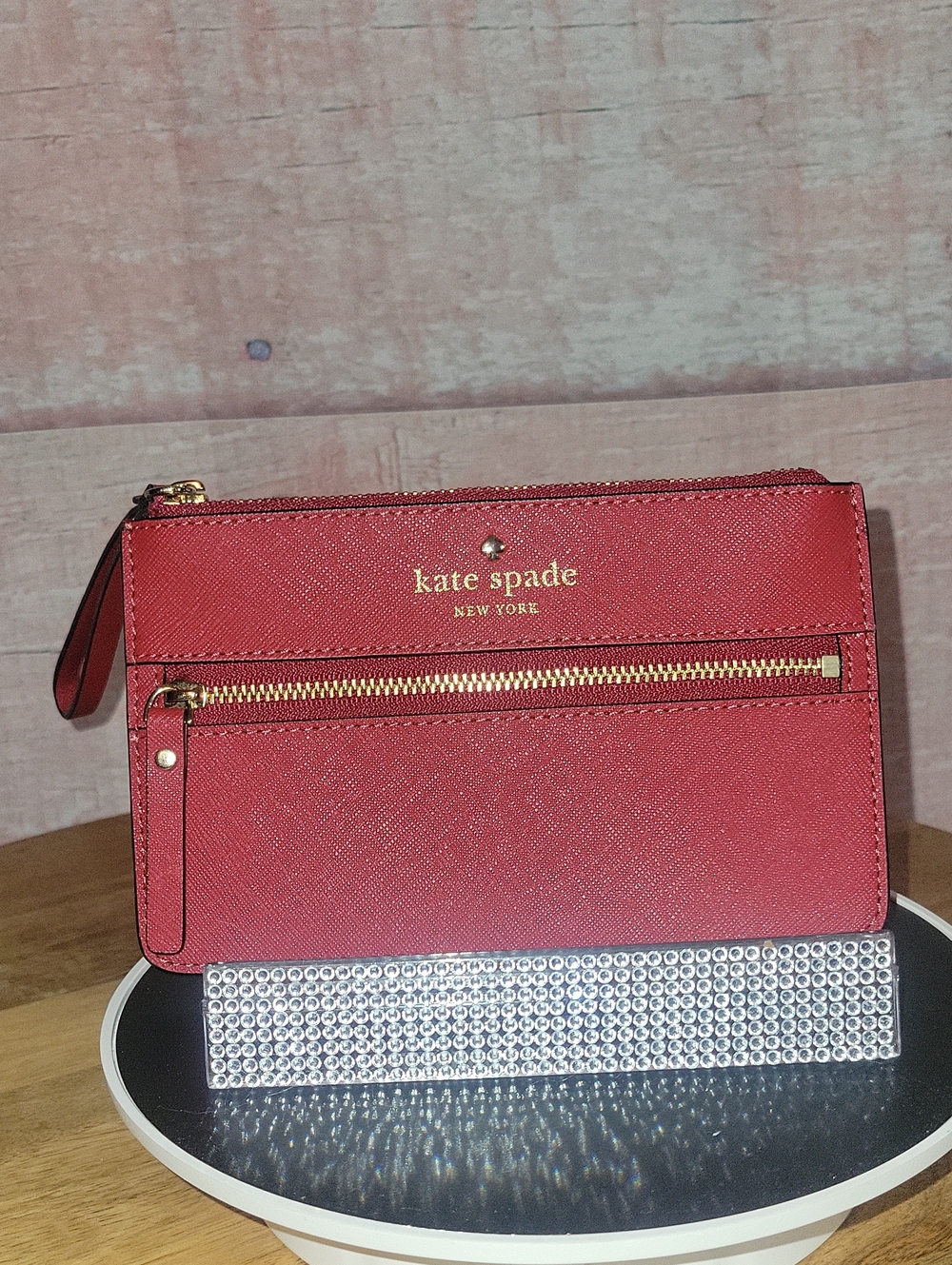 Kate Spade Red Mini Wristlet